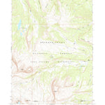 United States Geological Survey Darwin Peak, WY (1967, 24000-Scale) digital map