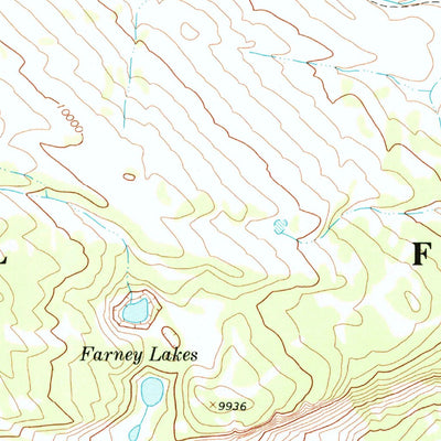 United States Geological Survey Darwin Peak, WY (1967, 24000-Scale) digital map