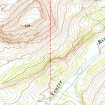 United States Geological Survey Darwin Peak, WY (1967, 24000-Scale) digital map