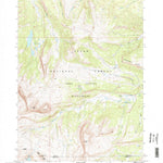 United States Geological Survey Darwin Peak, WY (1996, 24000-Scale) digital map