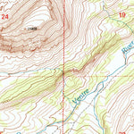 United States Geological Survey Darwin Peak, WY (1996, 24000-Scale) digital map
