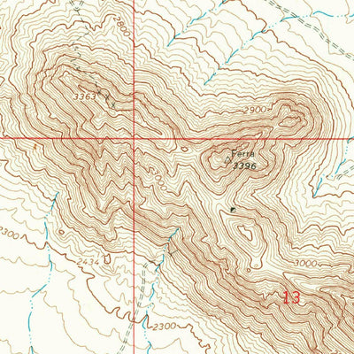 United States Geological Survey Date Creek Ranch SW, AZ (1967, 24000-Scale) digital map