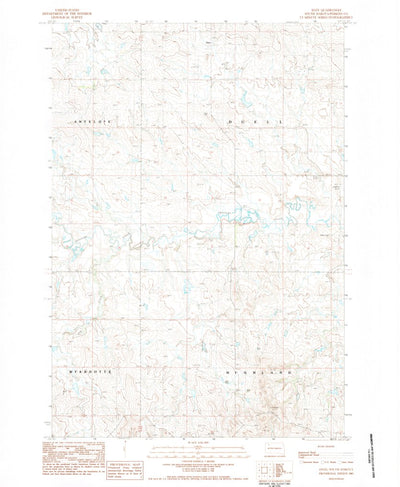 United States Geological Survey Date, SD (1983, 24000-Scale) digital map