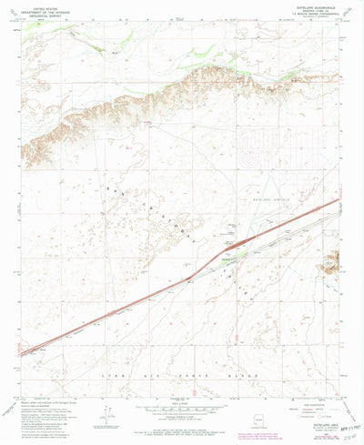 United States Geological Survey Dateland, AZ (1965, 24000-Scale) digital map
