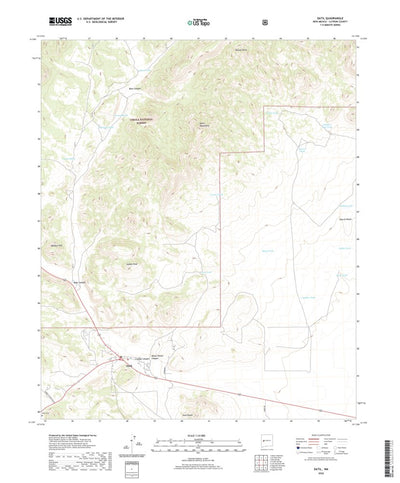 United States Geological Survey Datil, NM (2020, 24000-Scale) digital map