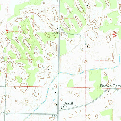 United States Geological Survey Datto, AR-MO (1964, 24000-Scale) digital map