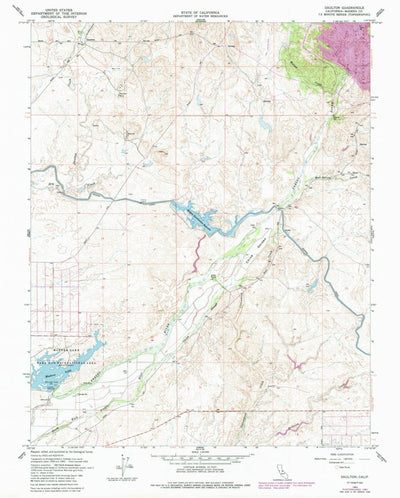 United States Geological Survey Daulton, CA (1962, 24000-Scale) digital map