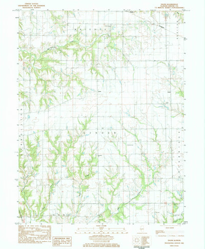 United States Geological Survey Daum, IL (1983, 24000-Scale) digital map