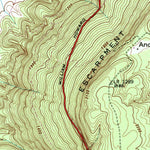 United States Geological Survey Daus, TN (1946, 24000-Scale) digital map