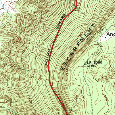 United States Geological Survey Daus, TN (1946, 24000-Scale) digital map