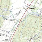 United States Geological Survey Daus, TN (2022, 24000-Scale) digital map