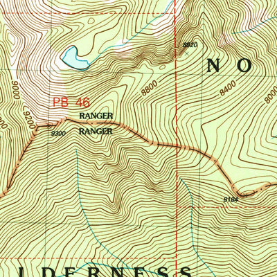 United States Geological Survey Dave Lewis Peak, ID (2004, 24000-Scale) digital map