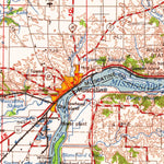United States Geological Survey Davenport, IA-IL (1962, 250000-Scale) digital map