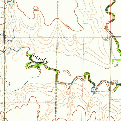 United States Geological Survey Davenport, NE (1960, 24000-Scale) digital map