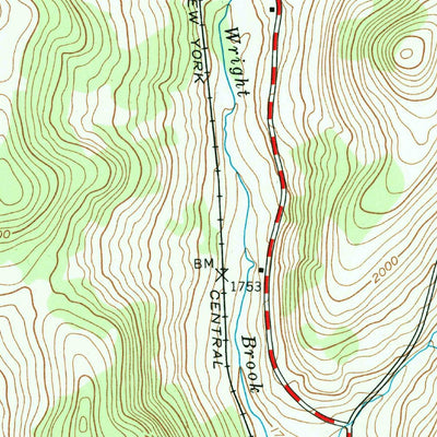 United States Geological Survey Davenport, NY (1943, 24000-Scale) digital map
