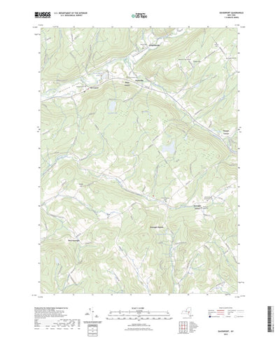 United States Geological Survey Davenport, NY (2023, 24000-Scale) digital map