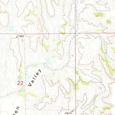 United States Geological Survey Davenport Table, NE (1972, 24000-Scale) digital map