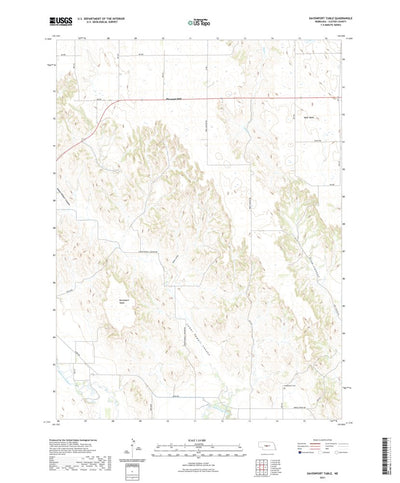 United States Geological Survey Davenport Table, NE (2021, 24000-Scale) digital map