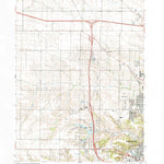 United States Geological Survey Davenport West, IA (1991, 24000-Scale) digital map