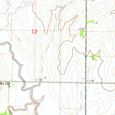 United States Geological Survey Davey, NE (1964, 24000-Scale) digital map