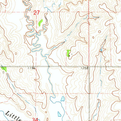 United States Geological Survey Davey, NE (1964, 24000-Scale) digital map