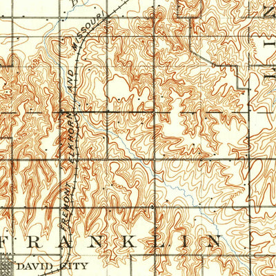 United States Geological Survey David City, NE (1899, 125000-Scale) digital map