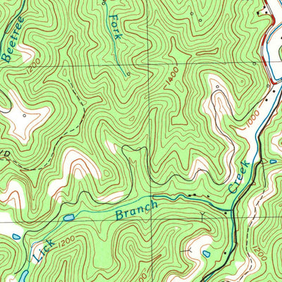 United States Geological Survey David, KY (1992, 24000-Scale) digital map