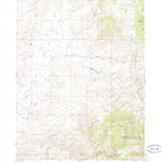 United States Geological Survey Davidson Flats, WY (1968, 24000-Scale) digital map
