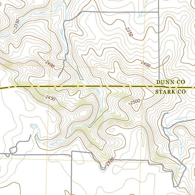 United States Geological Survey Davis Buttes, ND (2020, 24000-Scale) digital map