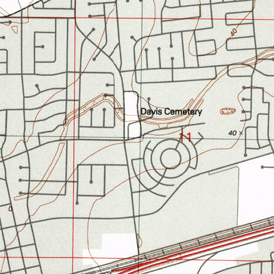 United States Geological Survey Davis, CA (1992, 24000-Scale) digital map