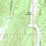 United States Geological Survey Davis Canyon, UT-CO (1966, 24000-Scale) digital map