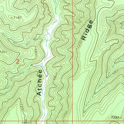 United States Geological Survey Davis Canyon, UT-CO (1966, 24000-Scale) digital map
