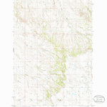 United States Geological Survey Davis Creek East, MT (1979, 24000-Scale) digital map