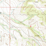 United States Geological Survey Davis Creek East, MT (1979, 24000-Scale) digital map