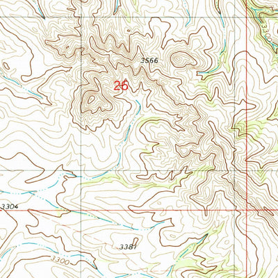 United States Geological Survey Davis Creek East, MT (1979, 24000-Scale) digital map