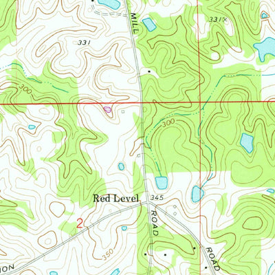 United States Geological Survey Davis Crossroads, AL (1971, 24000-Scale) digital map