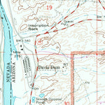 United States Geological Survey Davis Dam, AZ-NV (1970, 24000-Scale) digital map