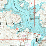 United States Geological Survey Davis Dam, AZ-NV (1970, 24000-Scale) digital map