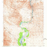United States Geological Survey Davis Dam, AZ-NV-CA (1950, 62500-Scale) digital map