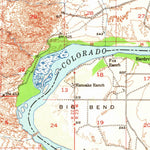 United States Geological Survey Davis Dam, AZ-NV-CA (1950, 62500-Scale) digital map