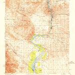 United States Geological Survey Davis Dam, AZ-NV-CA (1952, 62500-Scale) digital map