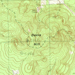 United States Geological Survey Davis Hill, TX (1984, 24000-Scale) digital map