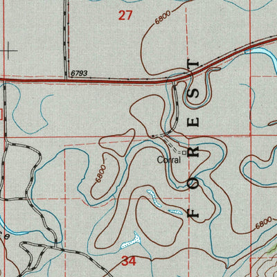 United States Geological Survey Davis Hill, WY (1996, 24000-Scale) digital map