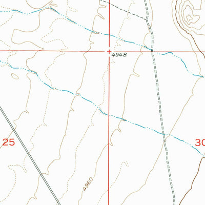 United States Geological Survey Davis Knolls, UT (1955, 24000-Scale) digital map