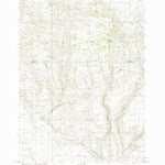 United States Geological Survey Davis Mountain, ID (1986, 24000-Scale) digital map
