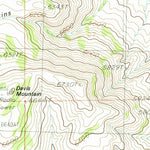 United States Geological Survey Davis Mountain, ID (1986, 24000-Scale) digital map