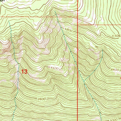 United States Geological Survey Davis Mountain, MT (1997, 24000-Scale) digital map