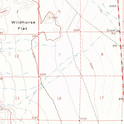 United States Geological Survey Davis Mountain, NV-CA (1963, 62500-Scale) digital map
