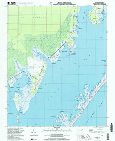 United States Geological Survey Davis, NC (2002, 24000-Scale) digital map