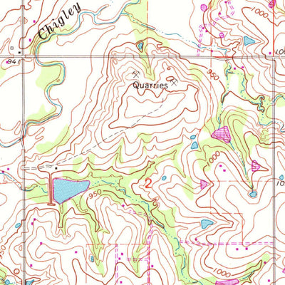 United States Geological Survey Davis, OK (1965, 24000-Scale) digital map